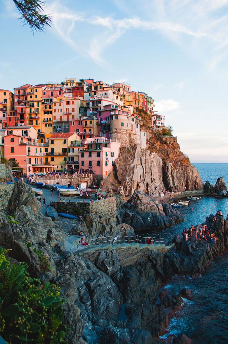 Scenic international travel destination
